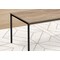 Monarch Specialties Table Set, 3pcs Set, Coffee, End, Black Metal, Dark Taupe Laminate, Contemporary, Modern I 7895P - alternate 2